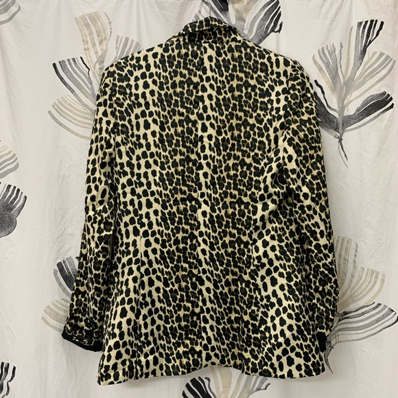 NWT Carolina Belle Montreal cheetah blazer XS coat - Picture 6 of 6